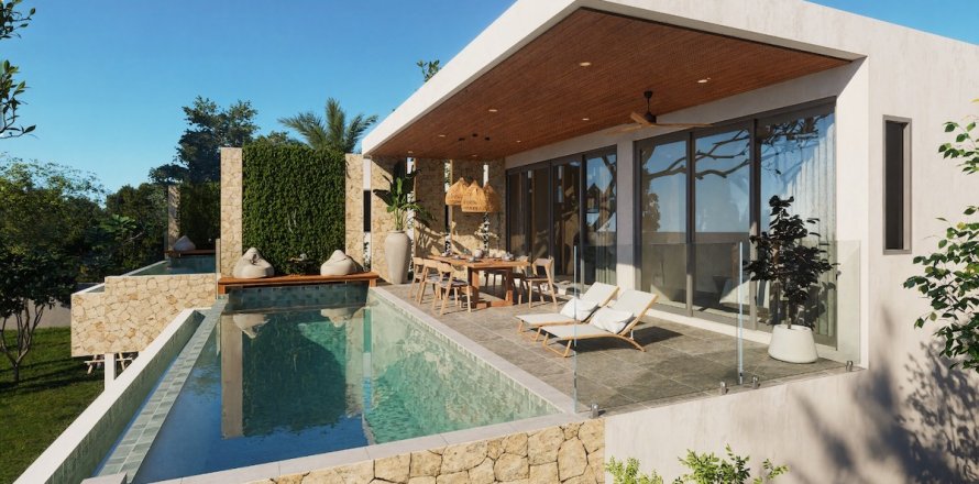 Вилла в Самуи, Таиланд с 4 спальнями  № 133227