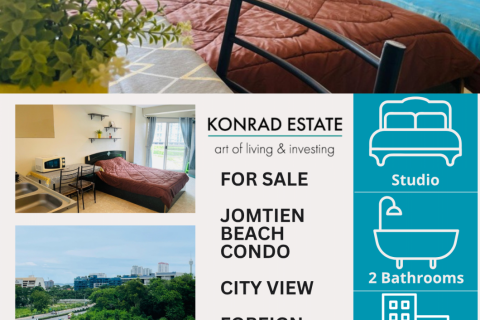 Studio dans le Condo à Pattaya, Thaïlande № 130004 - photo 1