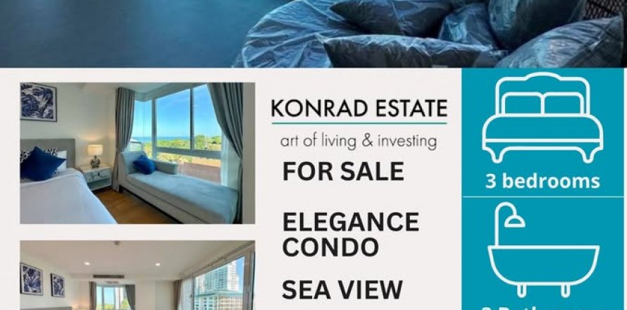 Кондоминиум с 3 спальнями в Паттайе, Таиланд № 130638