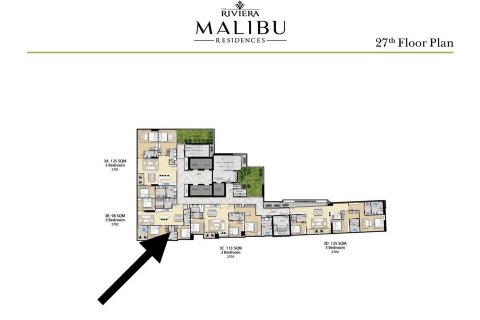 Кондоминиум с 3 спальнями в Паттайе, Таиланд № 133143 - фото 2