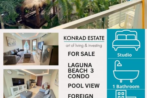 Condo in Pattaya, Thailand, 1 bedroom  № 130789 - photo 1