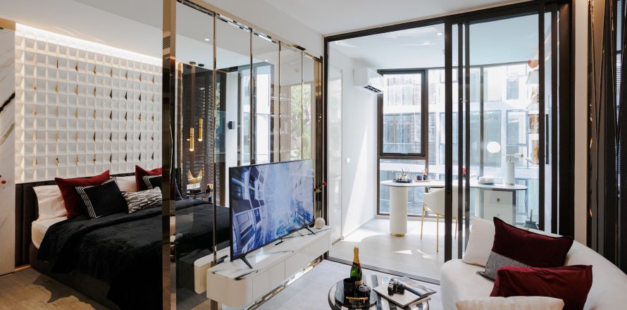 Кондоминиум с 1 спальней в Ваттхане, Бангкок, Таиланд в FYNN Asoke № 124918