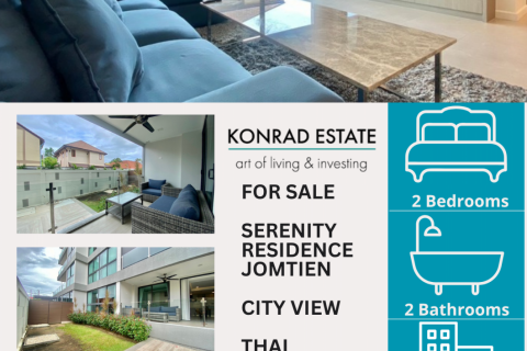 Condo in Pattaya, Thailand, 2 bedrooms  № 130110 - photo 1