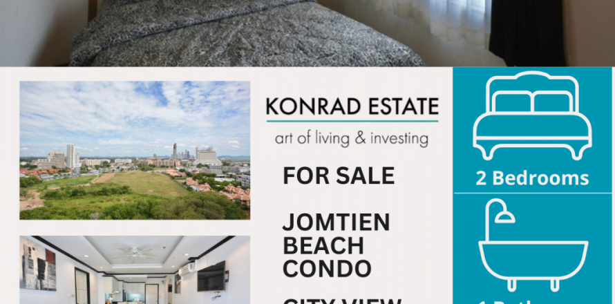 Кондоминиум с 2 спальнями в Паттайе, Таиланд № 130009