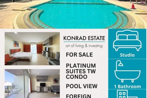 Студия в кондо в Паттайе, Таиланд № 133123 - фото 1