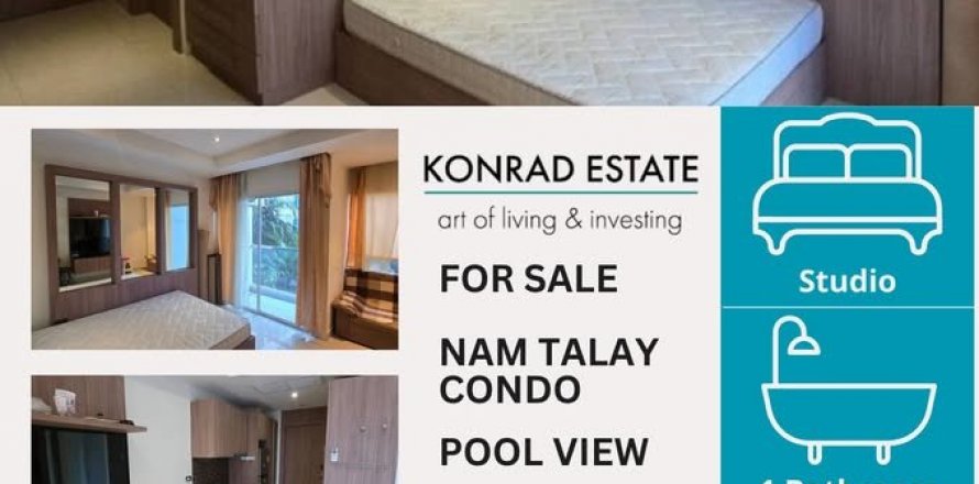 Studio in the Condo in Pattaya, Thailand  № 130790