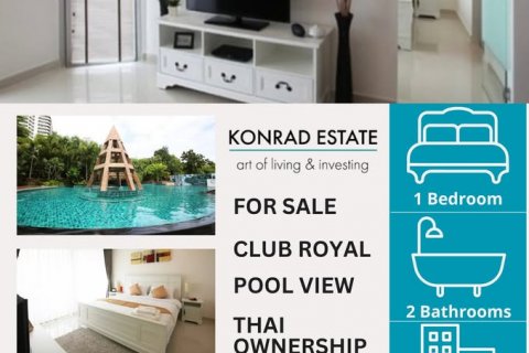 Condo à Pattaya, Thaïlande, 1 chambre  № 130576 - photo 1