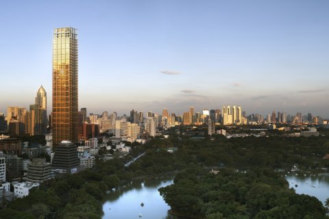 Кондоминиум с 3 спальнями в Бангкоке, Таиланд № 144111 - фото 1