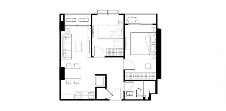 Hors-plan Supalai Parc Ekkamai-Pattanakarn à Suan Luang, Bangkok, Thaïlande № 130835 - photo 1