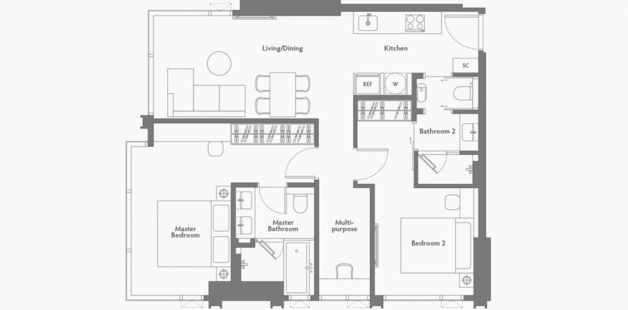 Hors-plan 125 Sathorn à Sathon, Bangkok, Thaïlande № 68631 - photo 1