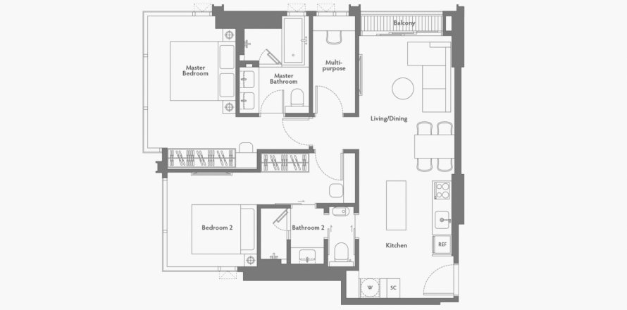ЖК 125 Sathorn в Сатхоне, Бангкок, Таиланд № 68631 - фото 1
