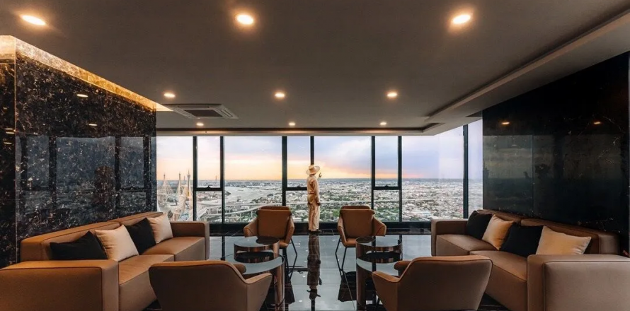 Пентхаус в Sapphire Luxurious Condominium Rama 3, Ян Нава, Бангкок, Таиланд с 3 спальнями  № 130771