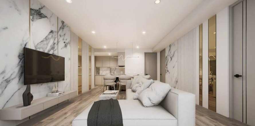 Condo à Bang Lamung, Thaïlande, 2 chambres  № 100915