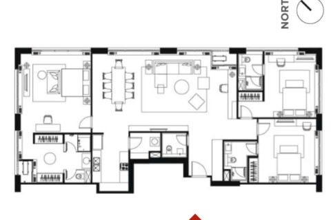 Penthouse à Bangkok, Thaïlande 1 chambre № 118887 - photo 4