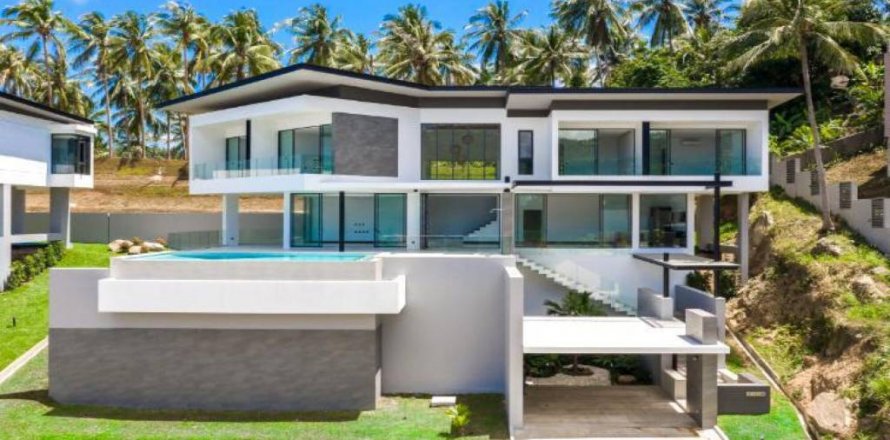 Villa à Ko Samui, Thaïlande 5 chambres № 119001