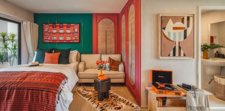 Студия в кондо в Хуа Хине, Таиланд в Cabanas Hua Hin № 123585