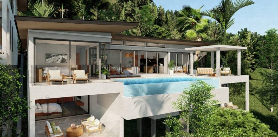 Villa in Ko Samui, Thailand 4 bedrooms № 116105