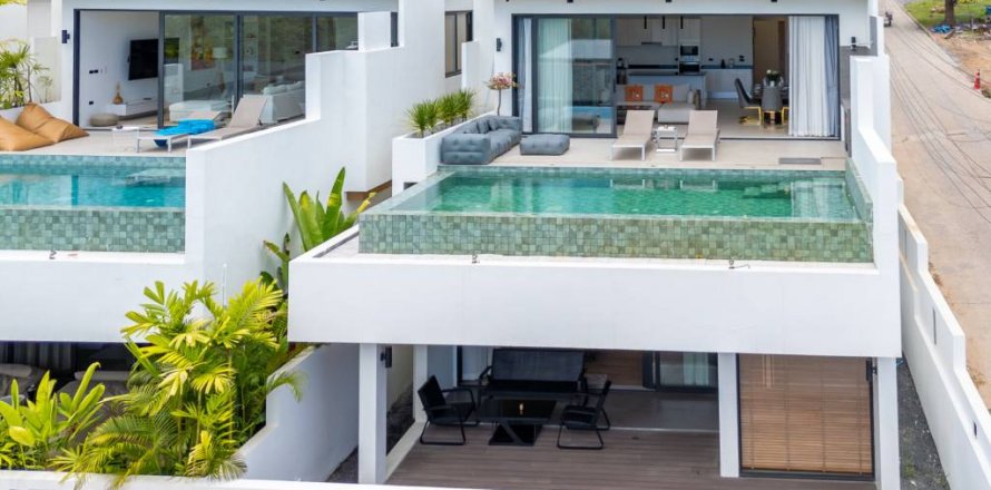 Villa à Ko Samui, Thaïlande 3 chambres № 125964