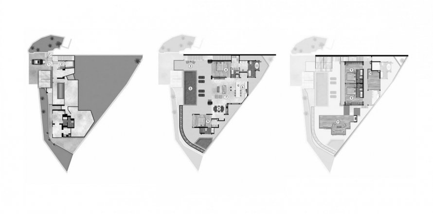 Планировка Виллы «4BR-21» 4 спальни в ЖК Surin Heights