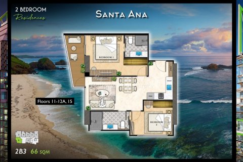 Condo in Pattaya, Thailand, 2 bedrooms  № 123453 - photo 1