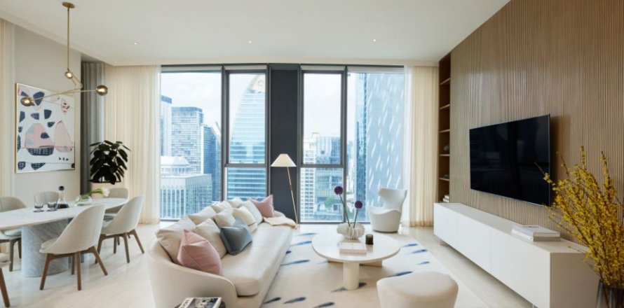 Кондоминиум с 3 спальнями в Патхум Ване, Бангкок, Таиланд № 123620