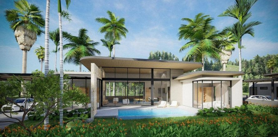 Вилла в Самуи, Таиланд с 3 спальнями  № 104507