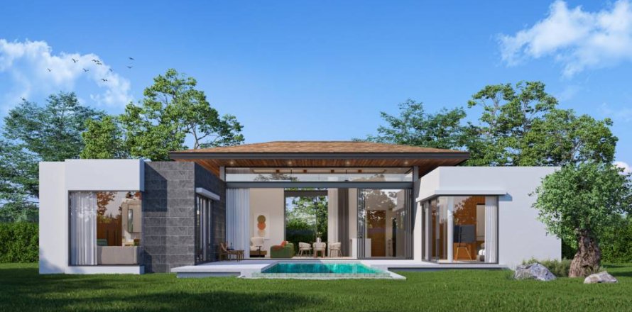 Вилла в Хуа Хине, Таиланд с 3 спальнями  № 120614