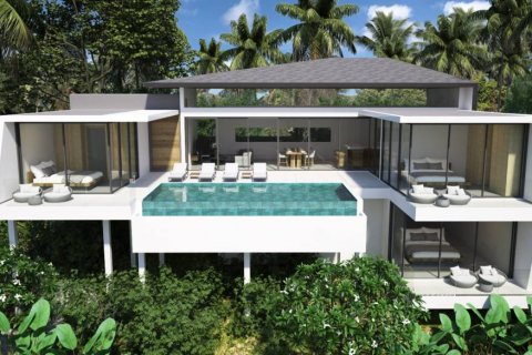 Вилла в Самуи, Таиланд с 3 спальнями  № 124485 - фото 1