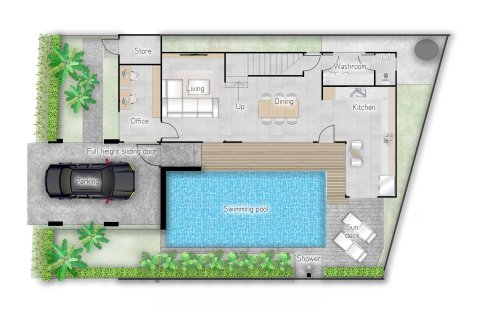 Villa in Chiang Mai, Thailand 3 bedrooms № 121449 - photo 4