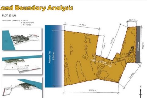 Terrain à Ko Lanta Yai, Thaïlande 36800 m2 № 141891 - photo 8