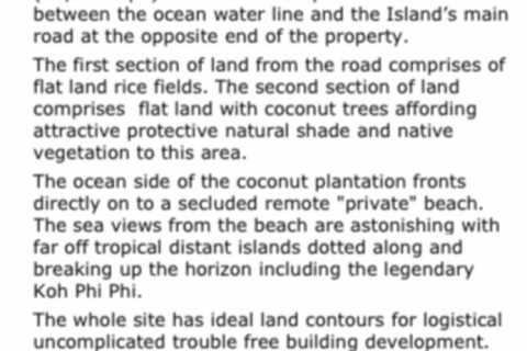 Terrain à Ko Lanta Yai, Thaïlande 36800 m2 № 141891 - photo 5
