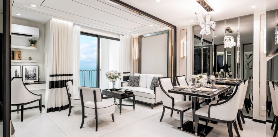 Квартира в Паттайе, Таиланд с 2 комнатами  № 130435