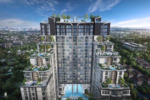 Квартира в Паттайе, Таиланд с 2 комнатами  № 130436 - фото 14