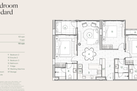 Appartement à Bang Tao, Thaïlande 1 chambre № 115951 - photo 3