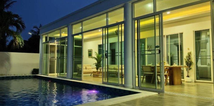 Вилла в Пран Бури, Таиланд с 3 спальнями  № 124465