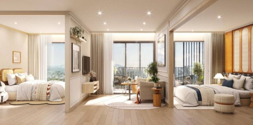 Condo à Wichit, Thaïlande, 2 chambres  № 105088