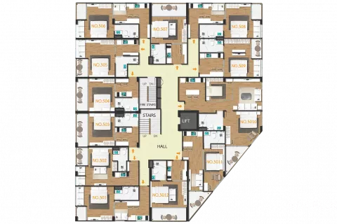 Квартира в Пхукете, Таиланд с 1 спальней  № 144309 - фото 26