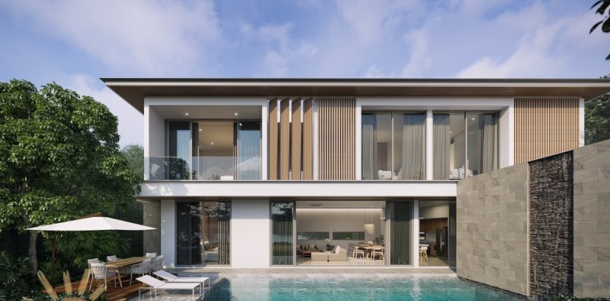 Вилла в Раваи, Таиланд с 4 спальнями  № 124248