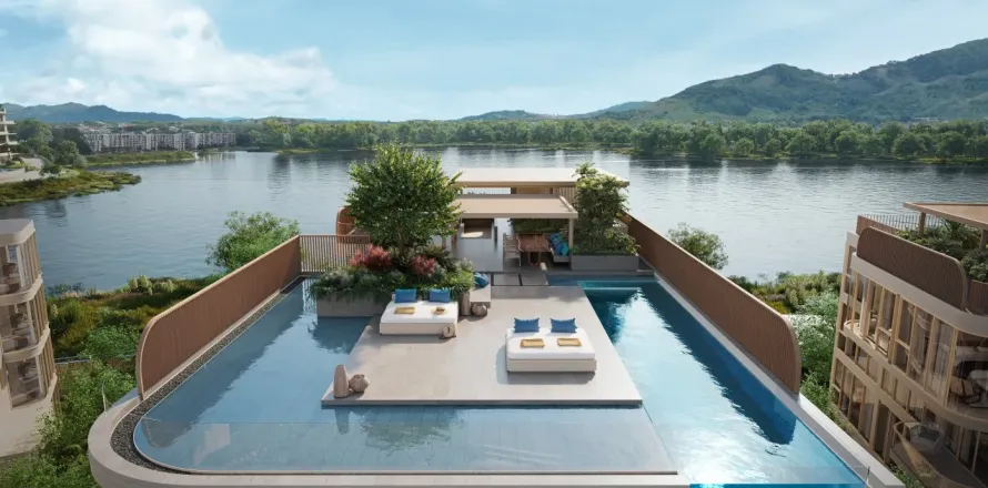 Condo à Bang Tao, Thaïlande, 4 chambres  № 124074