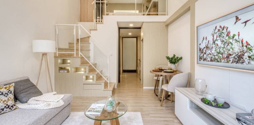 Duplex à Huai Khwang, Bangkok, Thaïlande 1 chambre № 104727