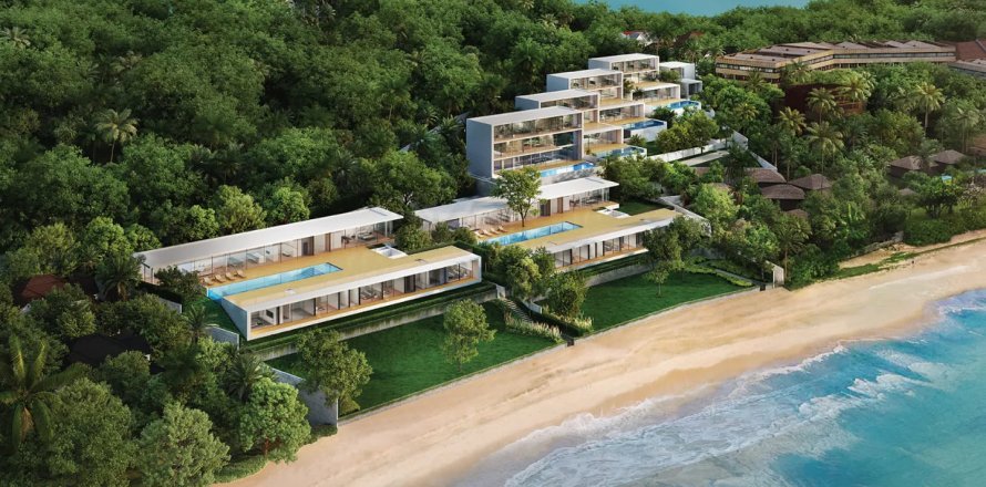 Off-plan Crescent Bay Beachfront Villas in Phuket, Thailand № 133113