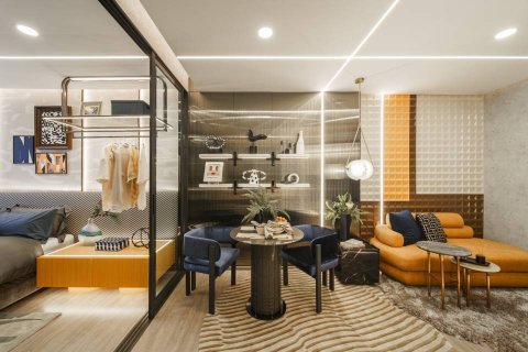 Studio dans le Condo à Din Daeng, Bangkok, Thaïlande  № 133085 - photo 4