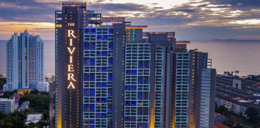 Кондоминиум с 1 спальней в Паттайе, Таиланд в The Riviera Jomtien № 132377