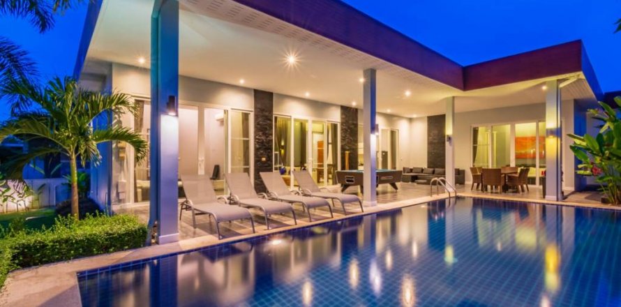 Вилла в Хуа Хине, Таиланд с 4 спальнями  № 105014