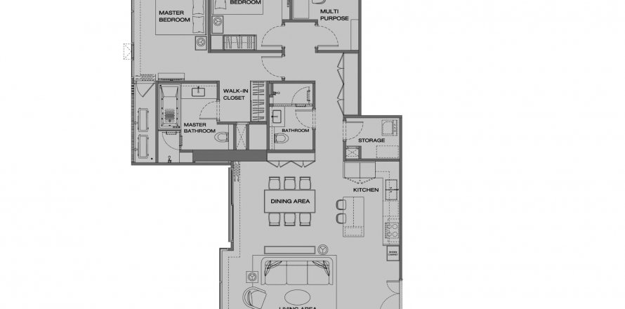 Hors-plan Anil Sathorn 12 à Bangkok, Thaïlande № 19378 - photo 1