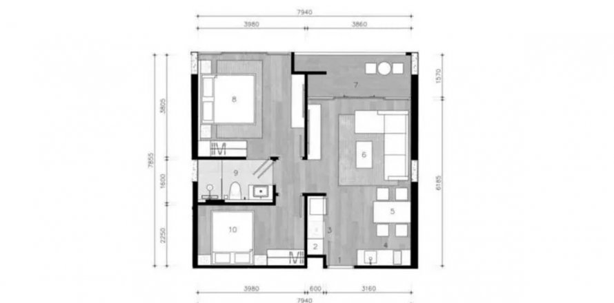 ЖК The Petit Tycoon на Пляже Сурин, Таиланд № 130485 - фото 1