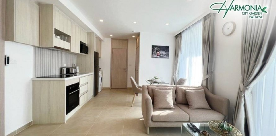 Condo in Bang Lamung, Thailand, 2 bedrooms № 119644