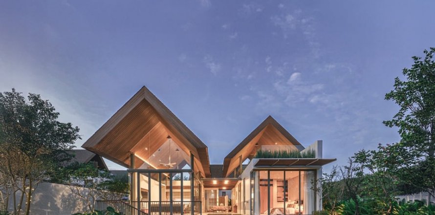 Вилла в Банг Тао, Таиланд с 4 комнатами  № 74304