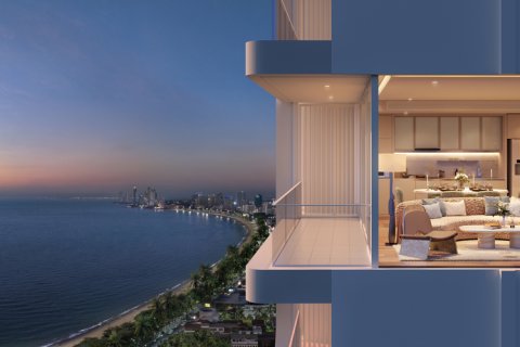 Квартира в Паттайе, Таиланд с 2 комнатами  № 123290 - фото 4