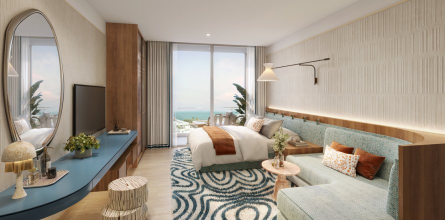 Квартира в Паттайе, Таиланд с 2 комнатами  № 123290